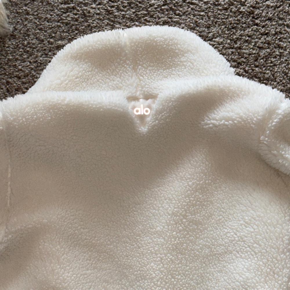 Alo Fleece Jacket Coat M - Picture 5 of 5